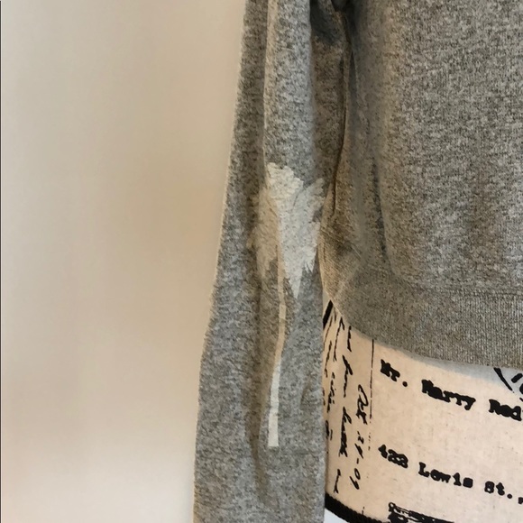 NWOT Elbow Detail Crop Sweatshirt - Picture 4 of 5